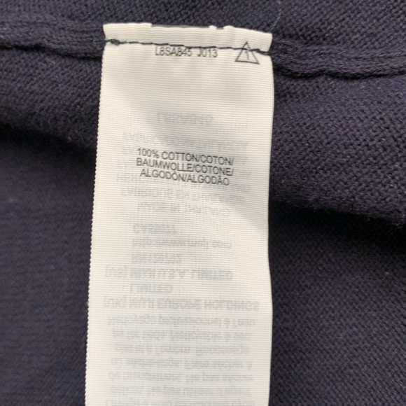 Long navy blue cardigan by Japanese brand Muji - Picture 4 of 8